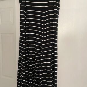 Gap Foldover Striped Maxi Skirt!